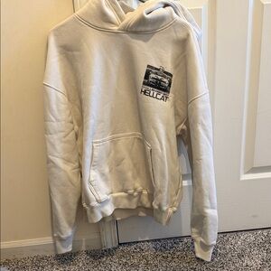 Men's Hollister Cream hellcat Hoodie